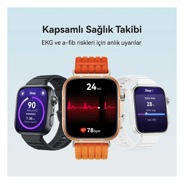 Huawei Watch Fit 5 Pro Siyah Akıllı Saat - Görsel 9
