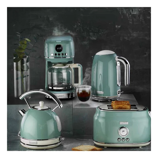Berghoff Gem Retro İki Dilim Mint Yeşil Ekmek Kızartma Makinesi - Görsel 7