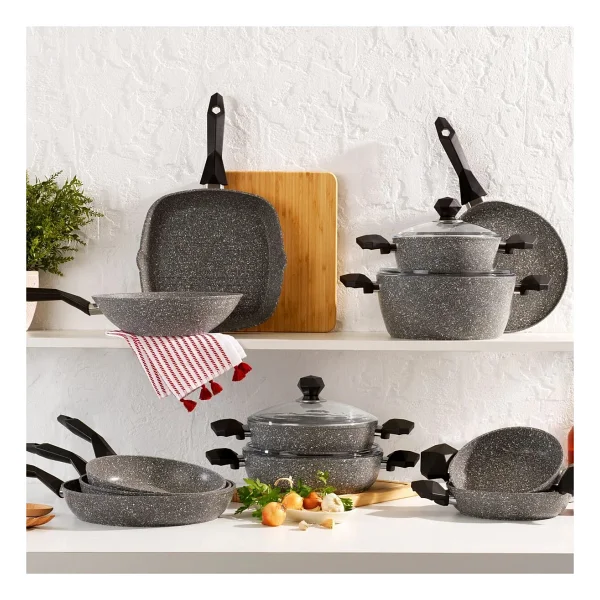 Schafer Cory 24 Cm Basık Granit Tencere - Görsel 2