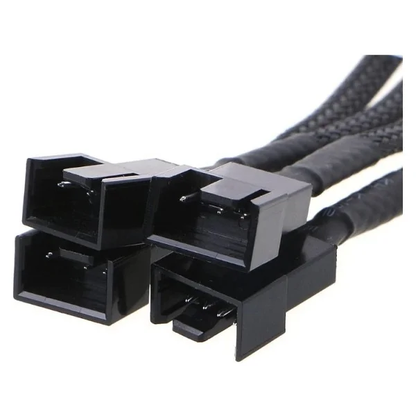 Alfais 4987 4 Pin Fan Çoklayıcı Y Pwm Çoklayıcı Splitter Kablosu 4 Port - Görsel 4