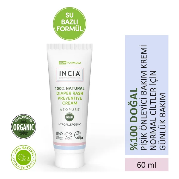 Incia Yalancı İğde Yağlı Pişik Önleyici Jel Krem 60 Ml - Görsel 3