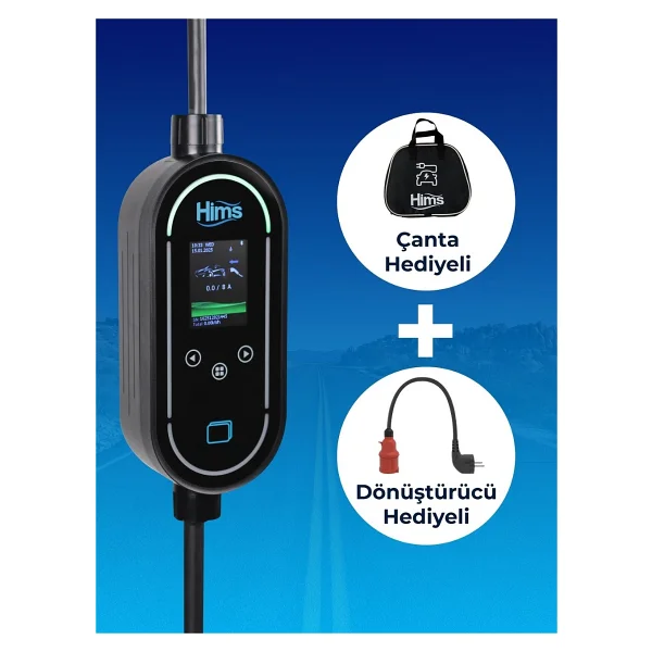 Hims Hctk-11-Ps-S 11 Kw 5 M Kablolu Elektrikli Araç Şarj İstasyonu - Görsel 3