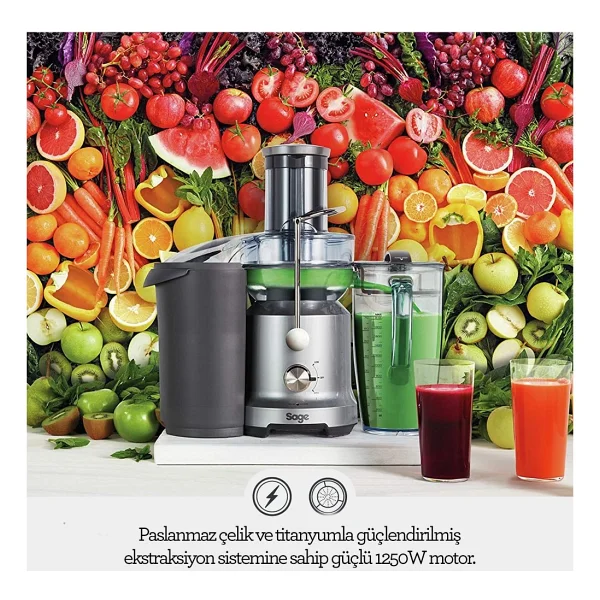 Sage Bje430 Sıl 1250 W Katı Meyve Sıkacağı - Görsel 5