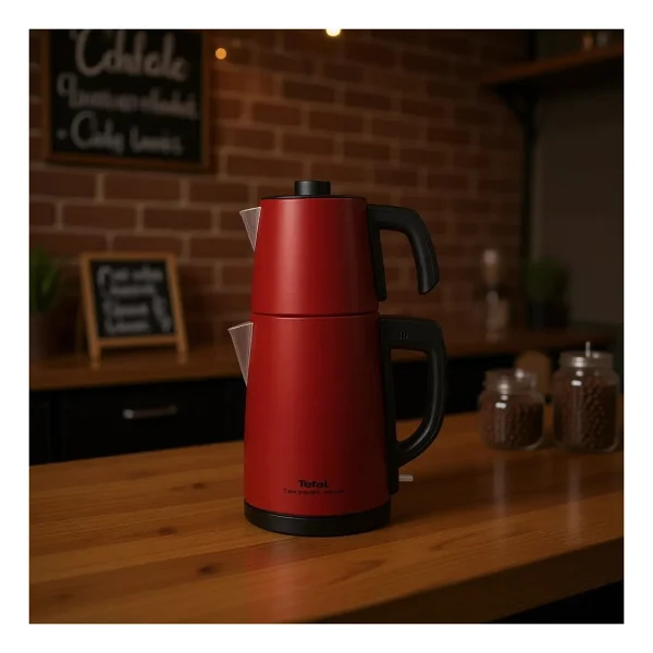 Tefal Tea Expert Deluxe Kırmızı 1650 W Çelik Demlikli Çay Makinesi - Görsel 8