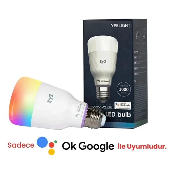 Yeelight M2 8.5 W E27 RGB Akıllı LED Ampul - Görsel 5