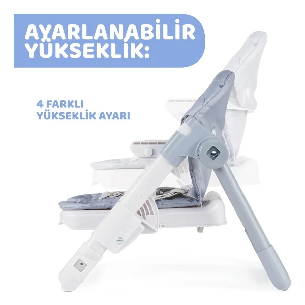 Chicco Dönüştürülebilir Yükseltici Mama Sandalyesi Bunny Turuncu 0-3 Yaş İçin Ergonomik Özellikler - Görsel 4