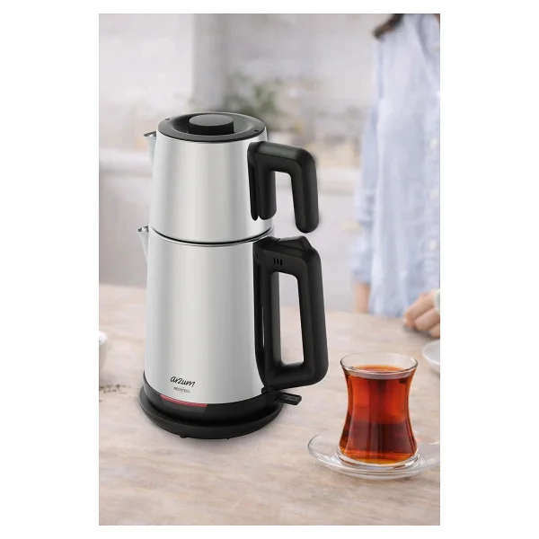 Arzum Neosteel Ar3158 1800 W Çelik Çay Makinesi - Görsel 3