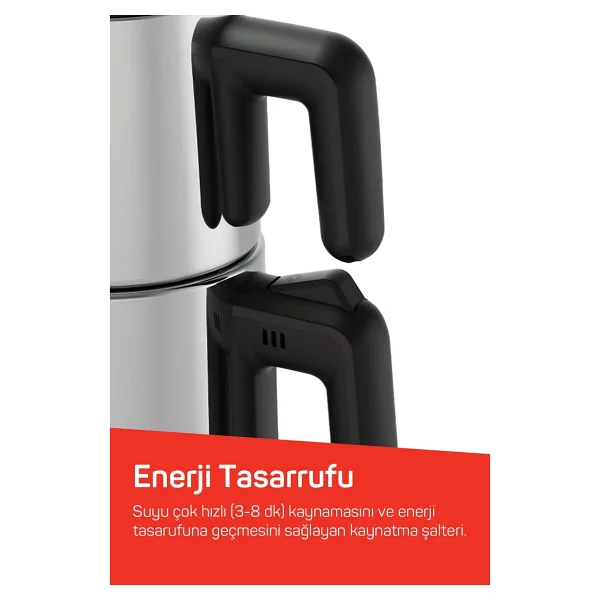 Arzum Neosteel Ar3158 1800 W Çelik Çay Makinesi - Görsel 4