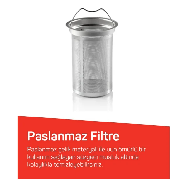 Arzum Neosteel Ar3158 1800 W Çelik Çay Makinesi - Görsel 5