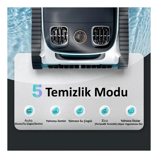 Aiper Scuba N1 Max Kablosuz Havuz Temizleme Robotu - Görsel 4