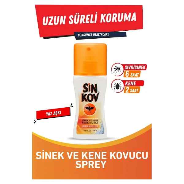 Sinkov Sinek ve Kene Kovucu Sprey 100ML - Uzun Süre Koruma - Görsel 6