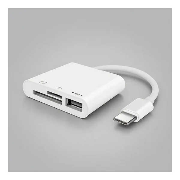 Anunnaki USB Type-C 3in1 Micro Sd Tf Hafıza Kartı Okuyucu 3 İn 1 USB C USB Kamera MacBook Matebook - Görsel 7
