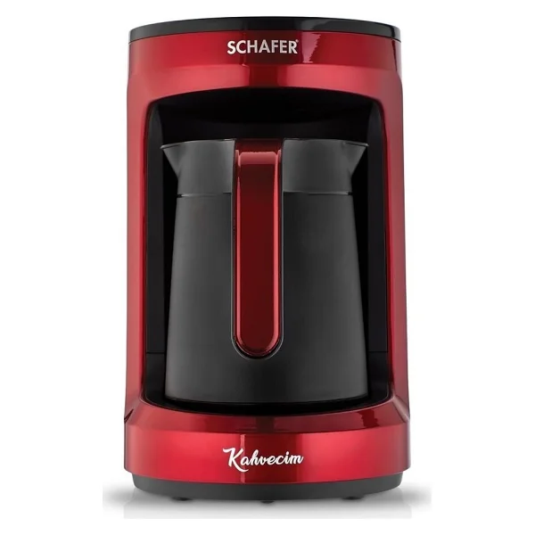 Schafer Kahvecim Kırmızı Türk Kahve Makinesi - Görsel 9