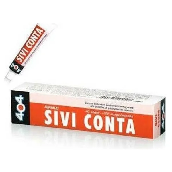404 80 Gr Kırmızı Tüp Sıvı Conta - Görsel 3