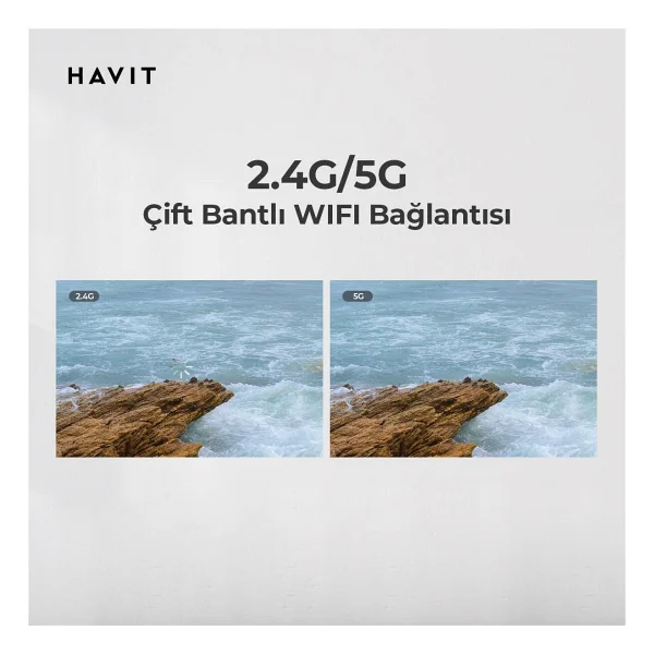 Havit Pj211 Pro Smart 180 Lümen Android Projeksiyon Cihazı - Görsel 8