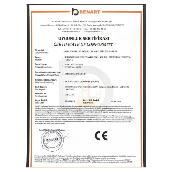 Avrasya Grill Grp100 Tel Rezistans - Siyah - Görsel 9