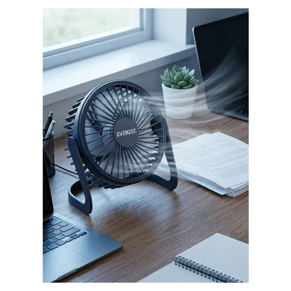 Everest Efn-505 Masaüstü USB Fan Lacivert - Görsel 9