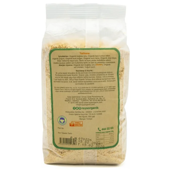 Raya Organik Tarhana 500 Gr - Görsel 4