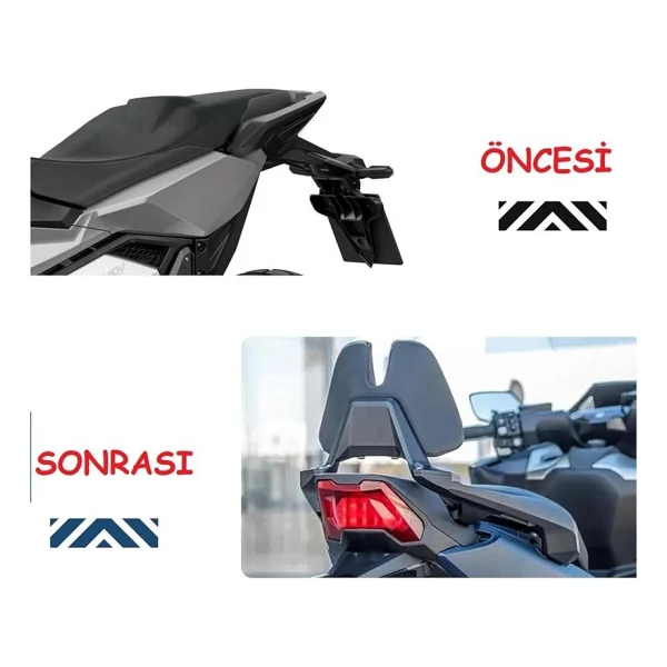 Honda X-Adv 750 Sissy Bar Bağlantı Demiri Sırt Dayama Arasmto - Görsel 7