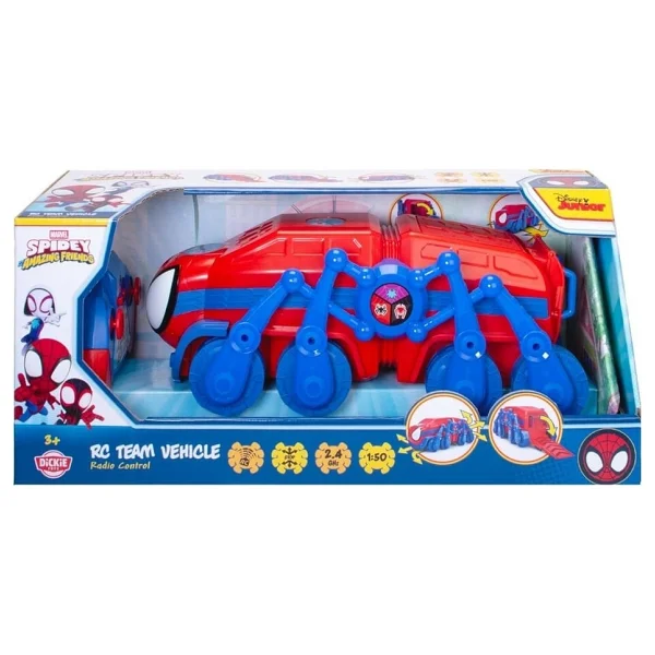 Jada Rc Spidey Team Vehicle 1:50 Uzaktan Kumandalı Araba 203226000 - Görsel 5