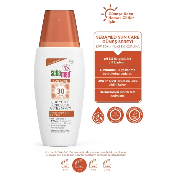 Sebamed Sun Care Çok Yönlü Koruyucu 150 Ml 30 Faktör Güneş Spreyi - Görsel 4