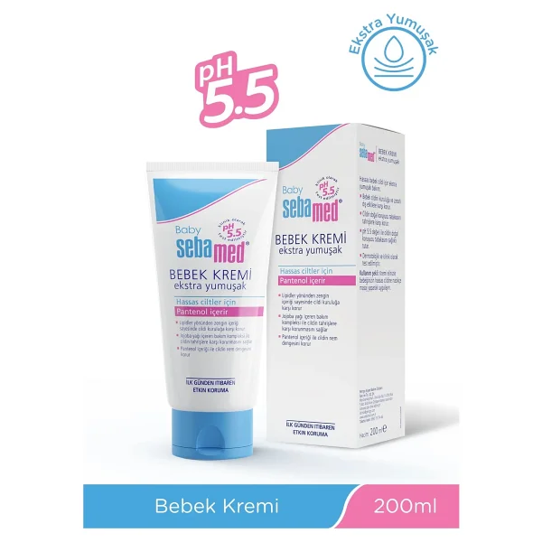Sebamed Ekstra Yumuşak Bebek Kremi 200 Ml - Görsel 5