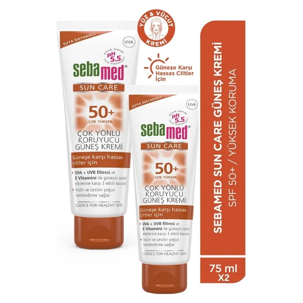Sebamed Sun Care Çok Yönlü Koruyucu 75 Ml 2 Adet 50 Faktör Güneş Kremi - Görsel 7