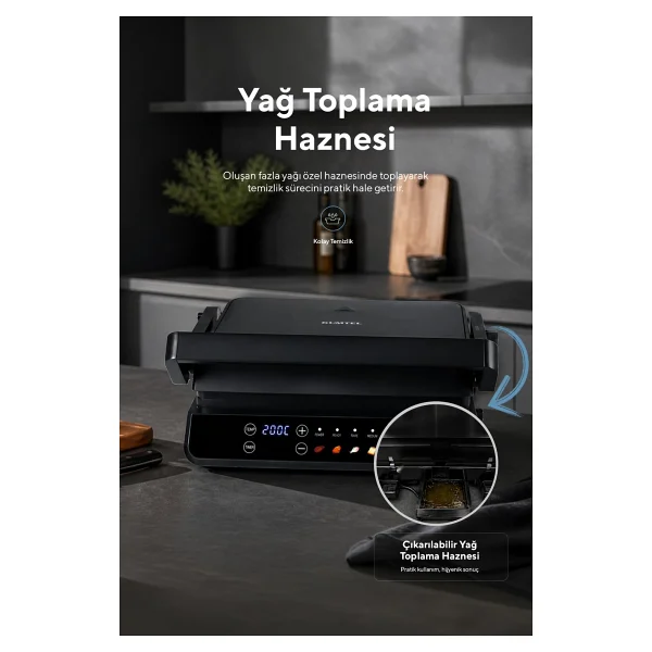 Kumtel Ttm-10 2000 W Izgara Ve Tost Makinesi - Görsel 2
