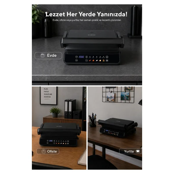 Kumtel Ttm-10 2000 W Izgara Ve Tost Makinesi - Görsel 5
