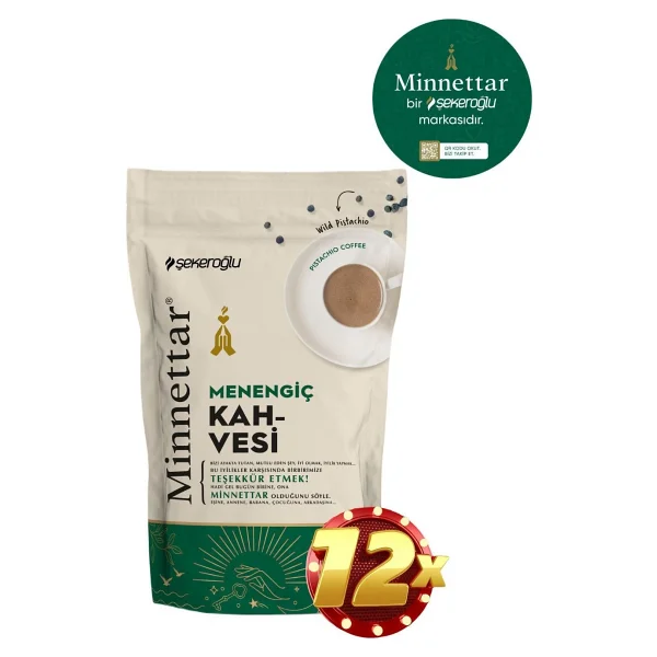 Şekeroğlu Minnettar Menengiç Kahvesi Toz 12 x 165 gr ( 12 Adet ) - Türk Kahvesi - 1 Paket - Görsel 3