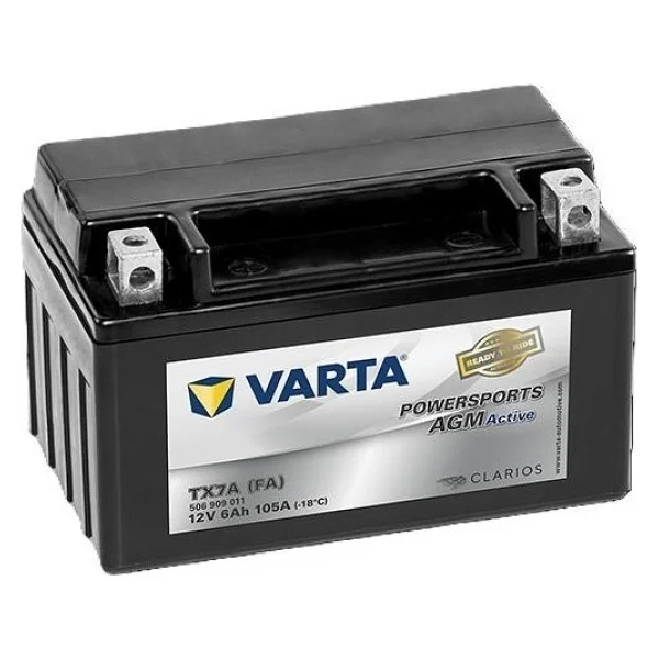 Varta Powersports Agm Ytx7a-Bs 12 V 6 Ah Motosiklet Aküsü - Görsel 3