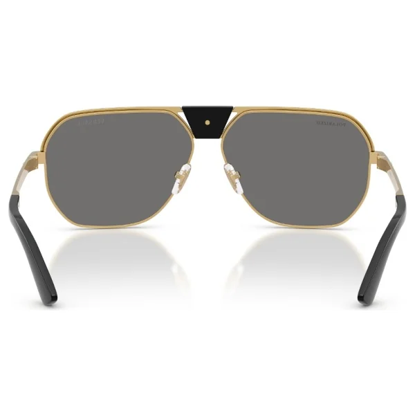 Versace Ve2294 100281 Black-Dark Grey Polarize Erkek Güneş Gözlüğü - Görsel 9