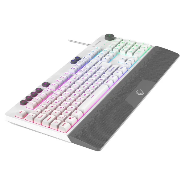 Rampage Simula Kb-Gx65 Beyaz RGB Kablolu Oyuncu Klavyesi - Görsel 2
