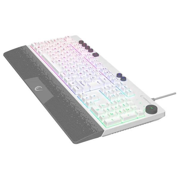 Rampage Simula Kb-Gx65 Beyaz RGB Kablolu Oyuncu Klavyesi - Görsel 4