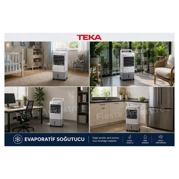 Teka Meltem Uzaktan Kumandalı Hava Soğutucu - Görsel 5