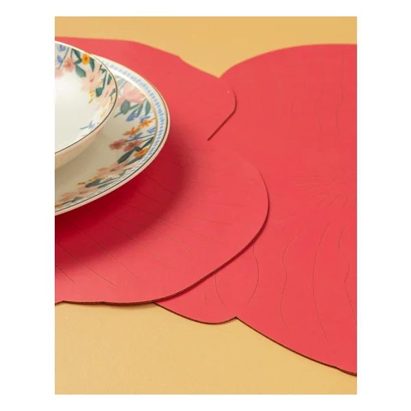 English Home Blossom Suni Deri 2'li Amerikan Servis 40 Cm Pembe - 40 X 40 Cm - Görsel 4