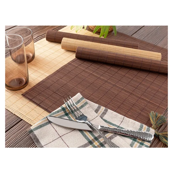 English Home Martinez Bambu 4'lü Amerıkan Servıs 30 X 45 Cm Bal - Bal Rengi - Görsel 3