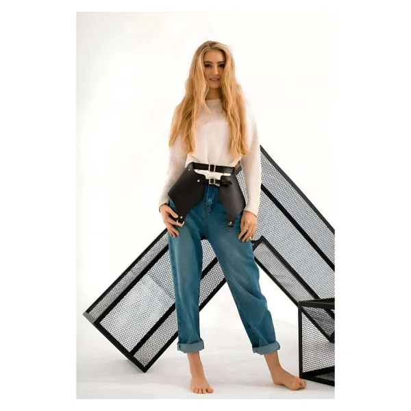 Günlük Kullanıma Seksi Deri Etek Harness - Brf1119 - Görsel 2