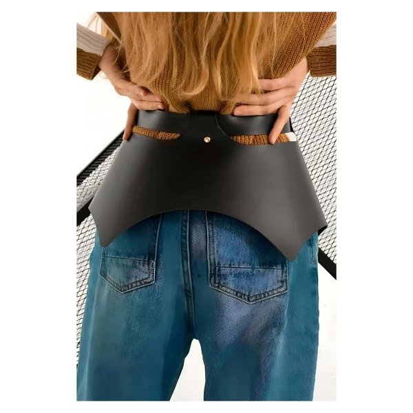 Günlük Kullanıma Seksi Deri Etek Harness - Brf1119 - Görsel 6
