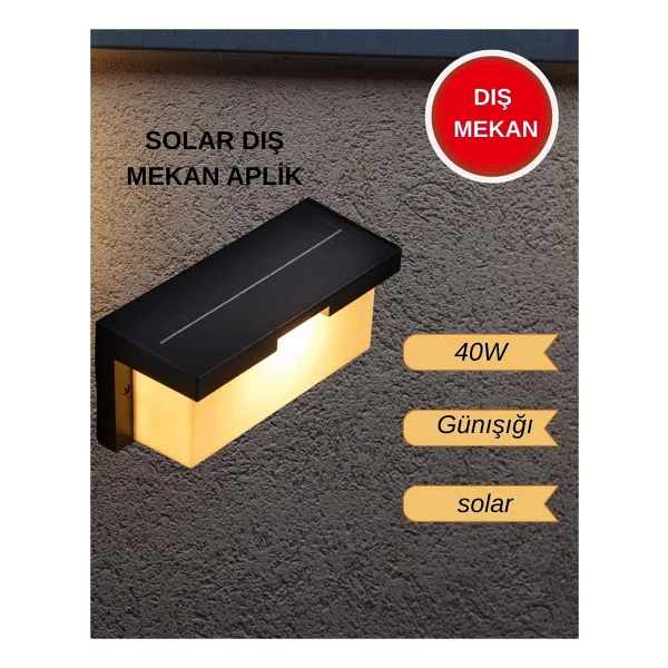 Cata Ct-7083 Barbaros 40 W Solar Bahçe Apliği - Görsel 2
