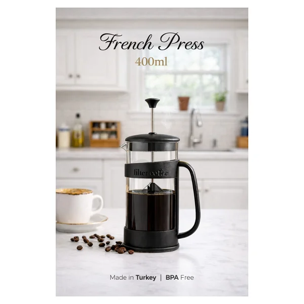 Tohana Thn68109 350 Ml Bambu Kapaklı French Press - Görsel 2