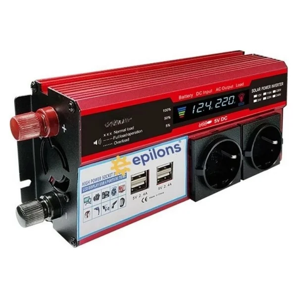 Buffer 12v 2000w Modifiye Sinüs İnverter Araç Ve Güneş Enerjisi - Görsel 4