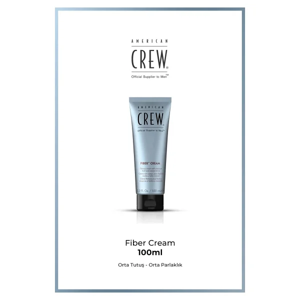 American Crew Fiber Cream 100 Ml Şekillendirici Krem - Görsel 4
