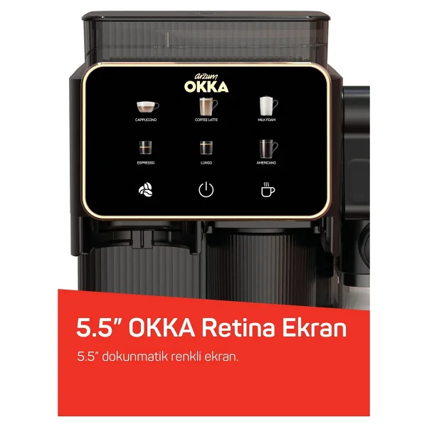 Arzum Okka Barista Compact Ok0047 Tam Otomatik Espresso Makinesi - Görsel 4