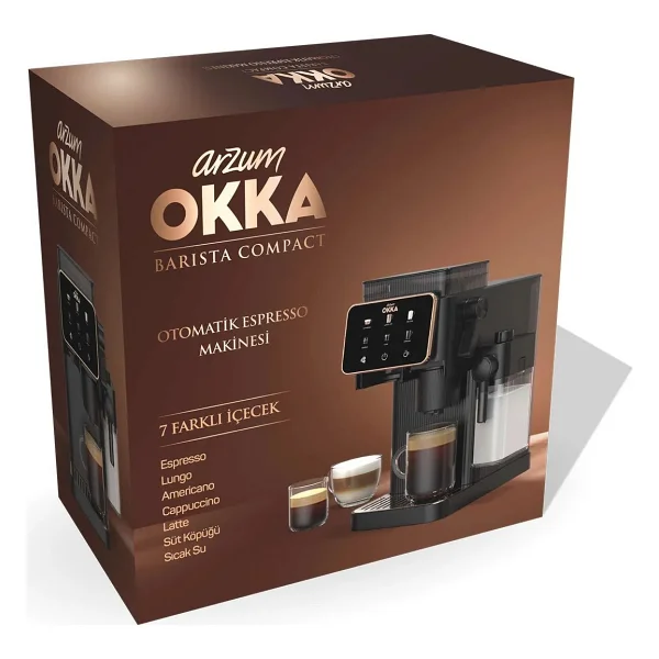 Arzum Okka Barista Compact Ok0047 Tam Otomatik Espresso Makinesi - Görsel 9