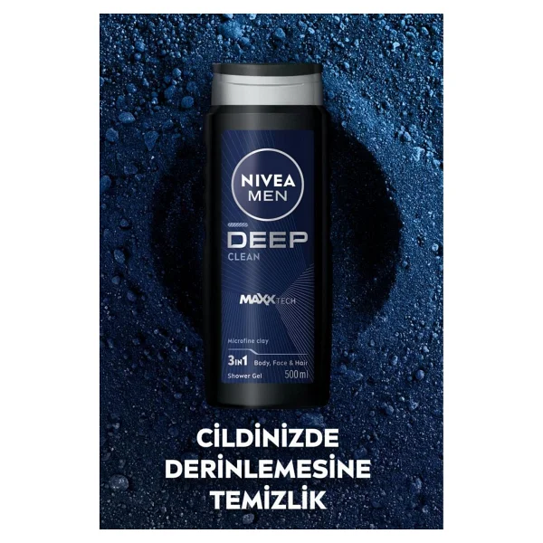 Nivea Men Deep Dimension 500 Ml Duş Jeli - Görsel 5