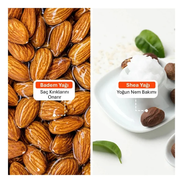 Ashley Joy Onarıcı Saç Kremi - E Vitamini Ve Tatlı Badem Yağı İle Güçlendirici Ve Nemlendirici Bakım, 250 Ml, Shea Yağı İçerir - Görsel 5
