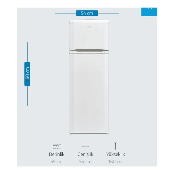 Beko 854257 MB Çift Kapılı Buzdolabı - Görsel 6
