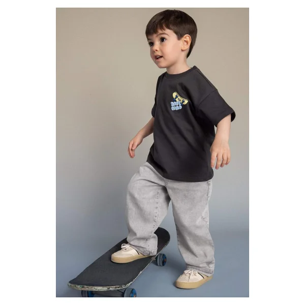 Koton 4smb10169tk Koton Erkek Bebek T-Shirt Sarı - Görsel 5