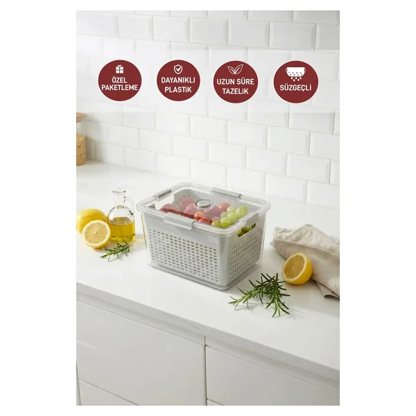 Selka Home Lavin 4 Lt Saklama Kabı - Görsel 7